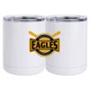 10 oz. White Stainless Steel Short Tumbler Thumbnail