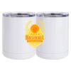10 oz. White Stainless Steel Short Tumbler Thumbnail