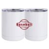10 oz. White Stainless Steel Short Tumbler Thumbnail