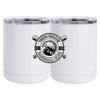 10 oz. White Stainless Steel Short Tumbler Thumbnail