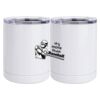 10 oz. White Stainless Steel Short Tumbler Thumbnail