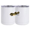 10 oz. White Stainless Steel Short Tumbler Thumbnail