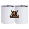 10 oz. White Stainless Steel Short Tumbler Thumbnail
