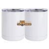 10 oz. White Stainless Steel Short Tumbler Thumbnail