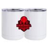 10 oz. White Stainless Steel Short Tumbler Thumbnail