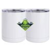 10 oz. White Stainless Steel Short Tumbler Thumbnail