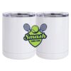 10 oz. White Stainless Steel Short Tumbler Thumbnail