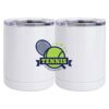 10 oz. White Stainless Steel Short Tumbler Thumbnail