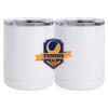 10 oz. White Stainless Steel Short Tumbler Thumbnail