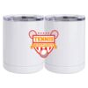 10 oz. White Stainless Steel Short Tumbler Thumbnail