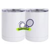 10 oz. White Stainless Steel Short Tumbler Thumbnail