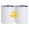 10 oz. White Stainless Steel Short Tumbler Thumbnail
