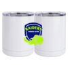 10 oz. White Stainless Steel Short Tumbler Thumbnail