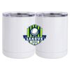 10 oz. White Stainless Steel Short Tumbler Thumbnail