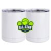 10 oz. White Stainless Steel Short Tumbler Thumbnail