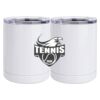 10 oz. White Stainless Steel Short Tumbler Thumbnail