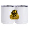 10 oz. White Stainless Steel Short Tumbler Thumbnail