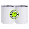 10 oz. White Stainless Steel Short Tumbler Thumbnail