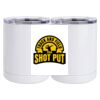 10 oz. White Stainless Steel Short Tumbler Thumbnail