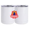 10 oz. White Stainless Steel Short Tumbler Thumbnail