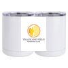 10 oz. White Stainless Steel Short Tumbler Thumbnail