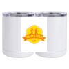 10 oz. White Stainless Steel Short Tumbler Thumbnail
