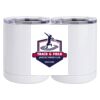 10 oz. White Stainless Steel Short Tumbler Thumbnail