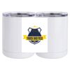 10 oz. White Stainless Steel Short Tumbler Thumbnail