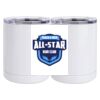 10 oz. White Stainless Steel Short Tumbler Thumbnail