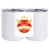 10 oz. White Stainless Steel Short Tumbler Thumbnail
