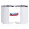 10 oz. White Stainless Steel Short Tumbler Thumbnail