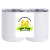 10 oz. White Stainless Steel Short Tumbler Thumbnail