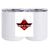 10 oz. White Stainless Steel Short Tumbler Thumbnail
