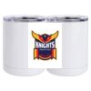 10 oz. White Stainless Steel Short Tumbler Thumbnail