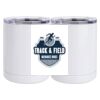 10 oz. White Stainless Steel Short Tumbler Thumbnail