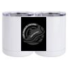 10 oz. White Stainless Steel Short Tumbler Thumbnail