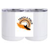 10 oz. White Stainless Steel Short Tumbler Thumbnail