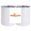 10 oz. White Stainless Steel Short Tumbler Thumbnail