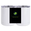 10 oz. White Stainless Steel Short Tumbler Thumbnail