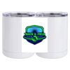 10 oz. White Stainless Steel Short Tumbler Thumbnail