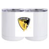 10 oz. White Stainless Steel Short Tumbler Thumbnail