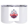 10 oz. White Stainless Steel Short Tumbler Thumbnail