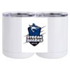10 oz. White Stainless Steel Short Tumbler Thumbnail