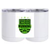 10 oz. White Stainless Steel Short Tumbler Thumbnail