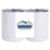 10 oz. White Stainless Steel Short Tumbler Thumbnail