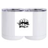 10 oz. White Stainless Steel Short Tumbler Thumbnail