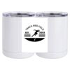 10 oz. White Stainless Steel Short Tumbler Thumbnail