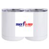 10 oz. White Stainless Steel Short Tumbler Thumbnail