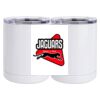 10 oz. White Stainless Steel Short Tumbler Thumbnail