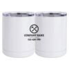 10 oz. White Stainless Steel Short Tumbler Thumbnail